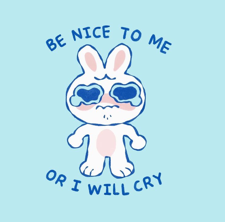 Please Be Nice To Me, Be Nice To Me, Sticker Design Inspiration, Artist Alley, Cute Memes, Art Business, Kawaii Art, Be Nice, Aesthetic Stickers