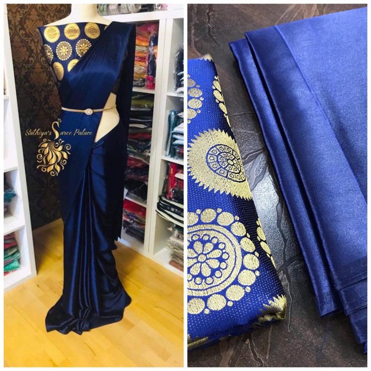 Zipker bringing you this delicate Blue saree with designer blouse. Be the cute,playful and slay in this saree. #zipkersaree #Sale #discount #offer #festival #collection #wow #amazing #beautiful #gorgeous #Outfit #wear #party #trendy #stylish #Bollywood #blacklove #get #online #love #shopping #insta #fancy #saree #line Satin Saree Party Wear, Satin Silk Saree, Jacquard Blouse, Brocade Blouses, Satin Saree, Blue Saree, Latest Sarees, Stylish Sarees, Saree Fabric