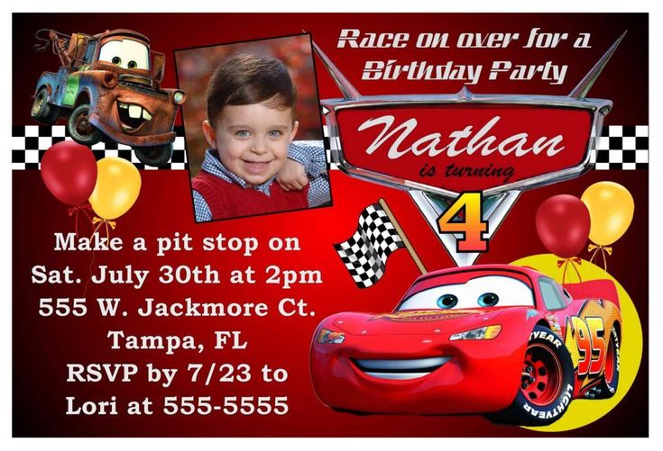 Free Printable Birthday Invitations Cars Theme Car Birthday Invitations Free, Car Birthday Party Invitations, Cars Birthday Party, Cars Invitation, Birthday Banner Template, Cars Birthday Invitations, Disney Cars Birthday, Cars Birthday Party Disney, Car Birthday Theme