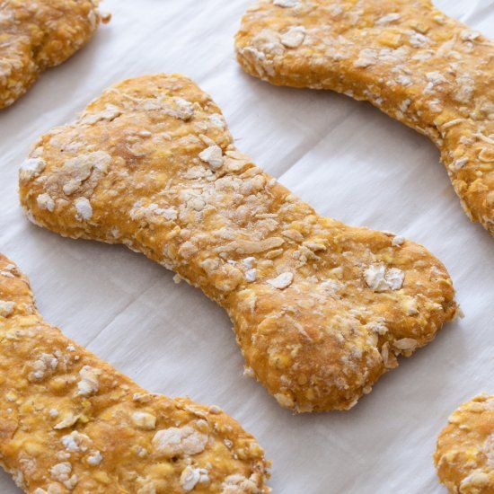 sweet potato and oatmeal dog treats for the love of cooking