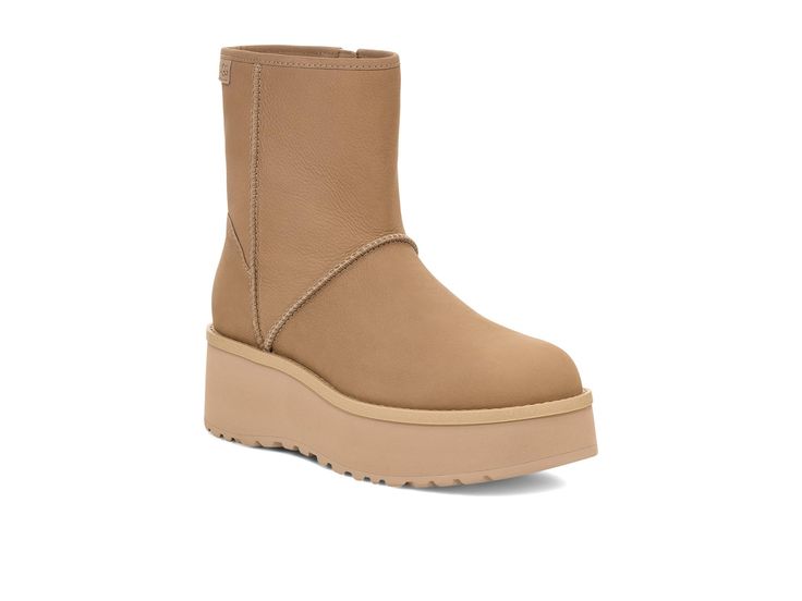 PRICES MAY VARY. Protected: Waterproof or Water-Resistant Materials (Water-resistant suede, leather or nubuck) Medial zipper and textile lining Molded EVA Footbed and sugarcane EVA midsole Durable rubber outsole 6.5" shaft height / 1.5" platform height / 2" heel height Mid Fashion, Shoes Boots Ankle, Classic Boots, Mustard Seed, It's Hard, Womens Uggs, Ugg Boots, Boot Shoes Women, Fashion Boots