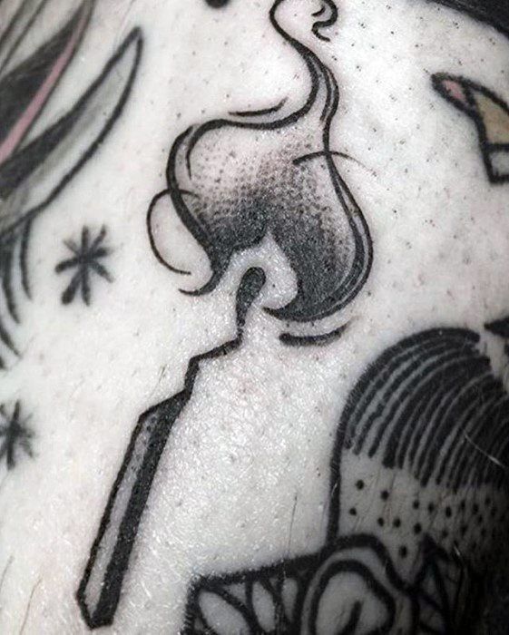 two different pictures of the same tattoo on someone's arm