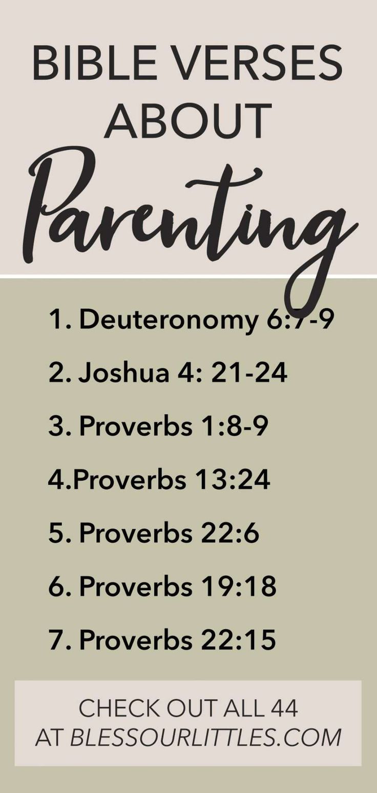 the bible verses about parents and their children are shown in this printable poster