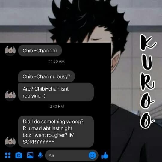 an anime character is texting on his cell phone with the caption that reads, chibi - chann