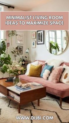 a living room filled with lots of furniture and decor