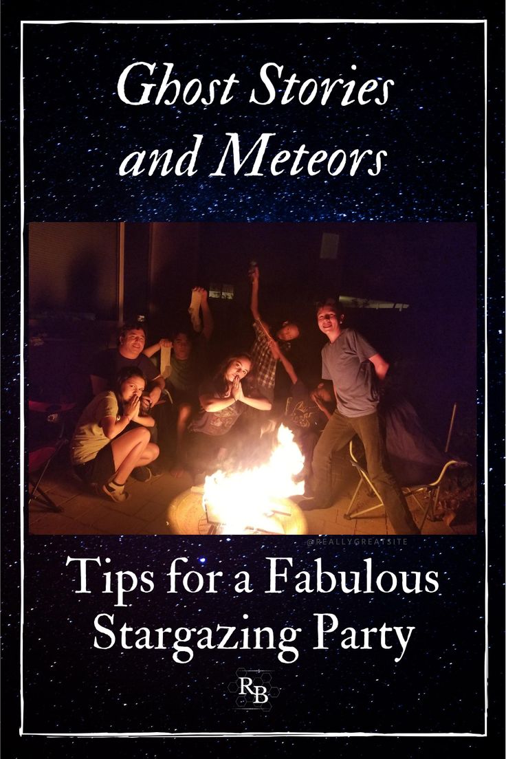 the cover of ghost stories and meters tips for a fabulous stargazing party