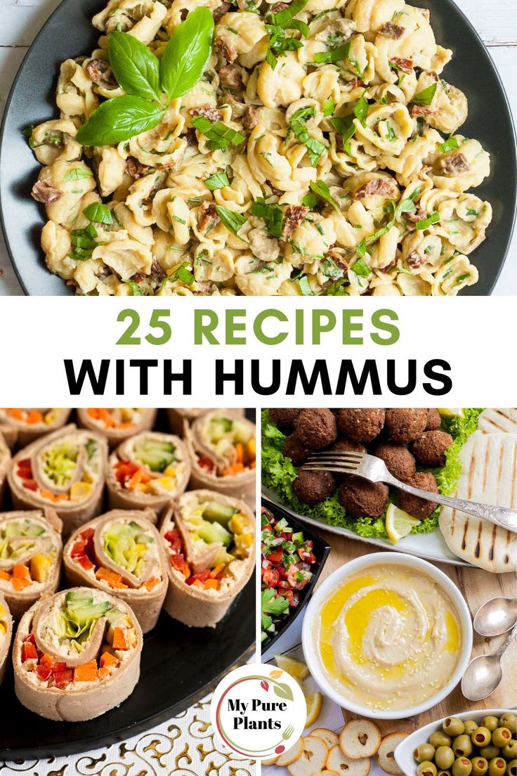 the 25 best pasta recipes with hummus