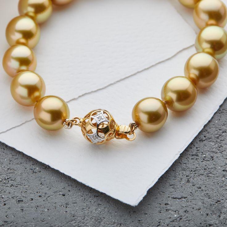 Our exquisite Golden South Sea Pearls and contemporary gold clasps breathe fresh life into a timeless style. For someone comfortable in pearls, this bracelet can transition seamlessly from the occasional evening wear to an everyday lifestyle piece. South Sea Pearl Bracelet, Golden South Sea Pearls, Sea Pearl, Sea Pearls, South Sea Pearls, South Seas, Pearl Bracelet, Evening Wear, Timeless Style