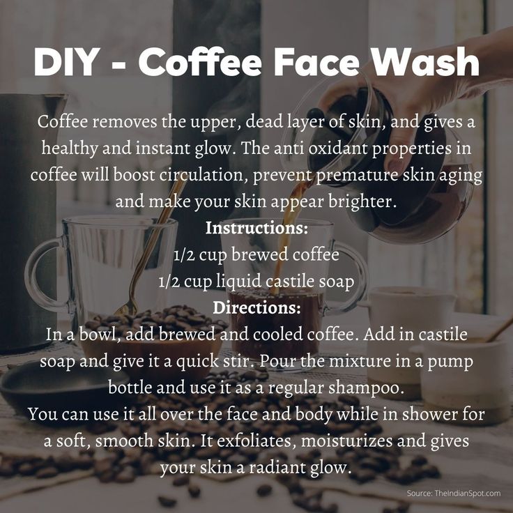 Coffee Face Wash, Body Wash Recipe, Diy Face Wash, Coffee Facial, Natural Things, Liquid Castile Soap, Sugar Scrubs, Castile Soap, Diy Beauty Hacks