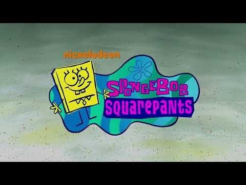 the spongebob squarepants logo is shown