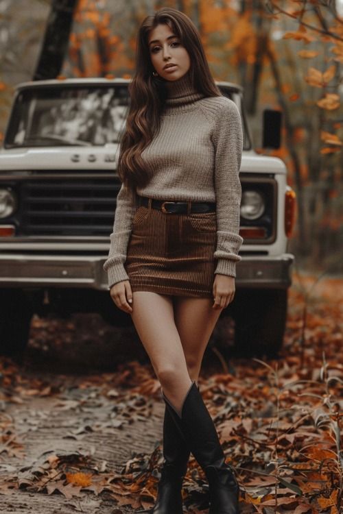 90+ Cowboy Boots Outfits for Autumn: Must-Have Looks for the Season - From The Guest Room Outfits For Autumn, Boots Outfits, Changing Leaves, The Guest, Boots Outfit, High Boots, Knee High Boots, Guest Room, Cowboy Boots