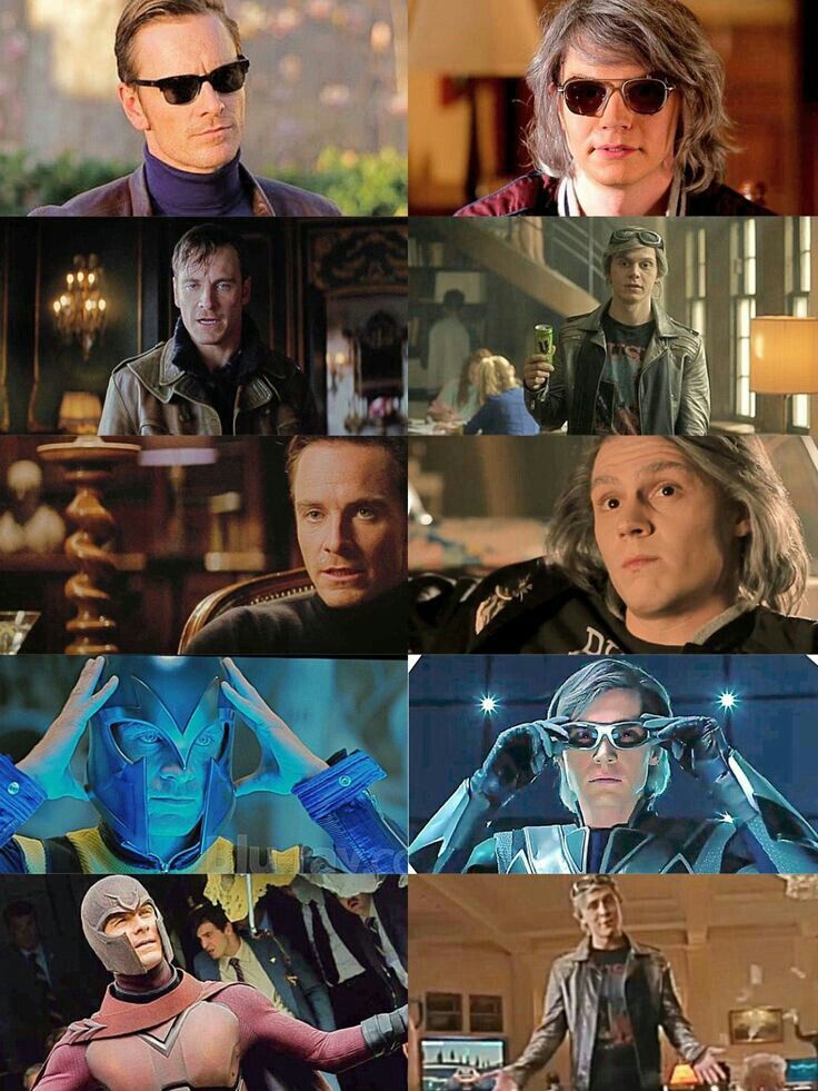 many different images of the same character in movies and shows them as they appear to be being