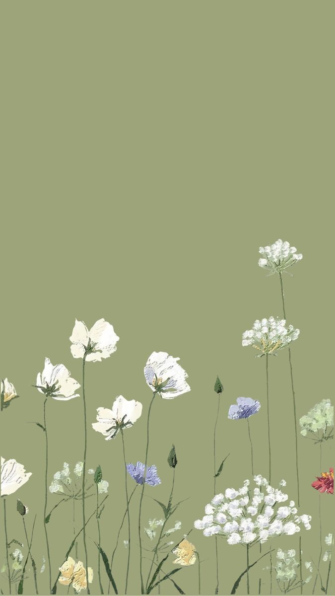 an image of flowers that are in the grass on a green background with space for text