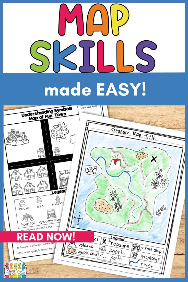 two printable map activities for teachers to use in the elementary classroom Teaching Map Skills, Teaching Maps, Map Skills Worksheets, February Classroom, Social Studies Unit, Spatial Awareness, Map Reading, Map Activities, Geography Map