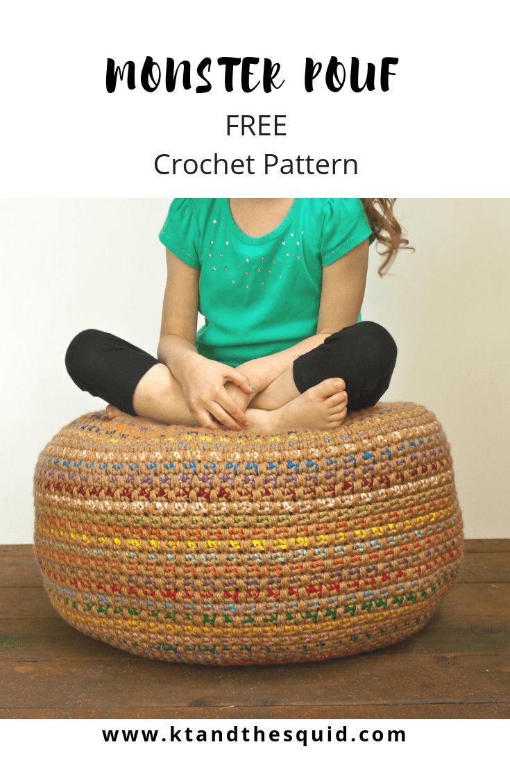 Crochet Pouf Pattern, Crochet Cushion Covers, Crochet Pouf, Crochet Cushion, Crochet Cushion Cover, Confection Au Crochet, Crochet Pillows, Crochet Cushions, Crochet Home Decor