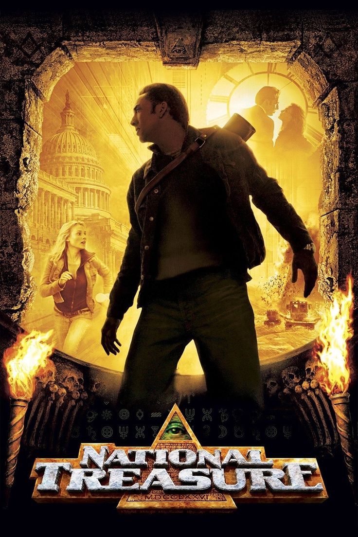 the movie poster for national treasure