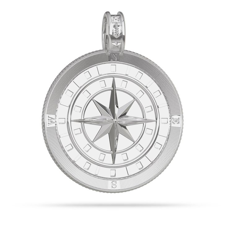 All medallions are custom designed originals with the highest quality .925 sterling, .935 Argentium non-tarnish silver, 10k, 14k, or 18k gold and can be set with a genuine precious stone (your choice of Ruby, Sapphire, or Emerald). SPECIFICATIONS Design Name: Compass Medallion II Pendant Material : Sterling Silver/Yellow Gold/ White Gold Material Purity : .925 / 10K / 14K / 18K Material Color : Yellow/White Manufacturing Process: Investment Casting Finish : High Polish Gemstone: Faceted Gender : Timeless Silver Jewelry With Engraving Option, Luxury Compass Medallion Jewelry, Luxury Compass Design Medallion Jewelry, White Gold Compass Design Medallion Jewelry, White Gold Compass Medallion Jewelry, Anniversary Medallion Jewelry With Compass Design, Silver Tarnish Resistant Jewelry For Commemoration, Silver Tarnish-resistant Jewelry For Commemoration, Classic Sterling Silver Jewelry With Compass Design