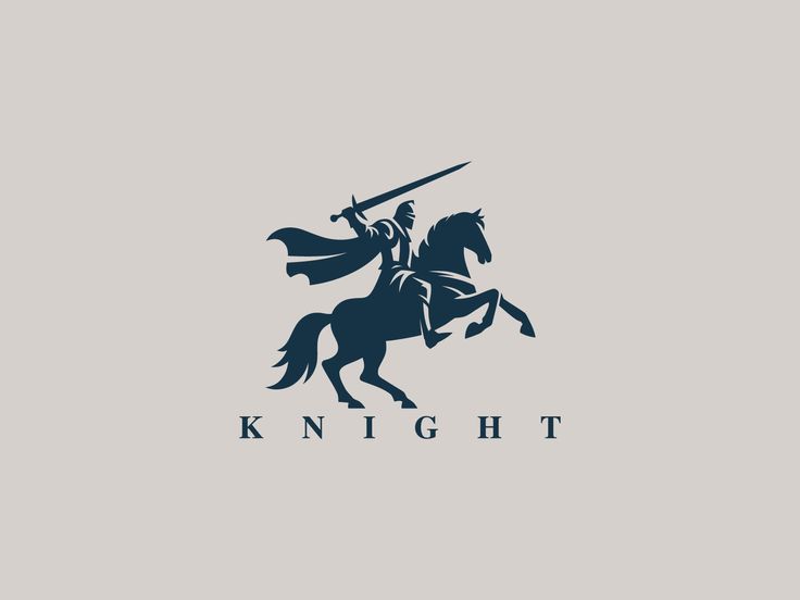 Knight Logo by Ben Naveed🇺🇸 Knight Logo Design, Knight Vector, Knight Illustration, Rugby Logo, Knight On Horse, Gold Logo Design, Warrior Logo, Knight Logo, Clothing Store Interior