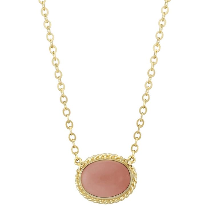 in stock Elegant Yellow Gold Jewelry With Cabochon, Elegant Yellow Gold Cabochon Jewelry, Macy's Fine Jewelry Oval Shape, Macy's Elegant Necklace With Adjustable Chain, Elegant Macy's Necklace With Adjustable Chain, Elegant Macy's Jewelry With Adjustable Chain, Macy's Polished Finish Necklace For Formal Occasions, Formal Polished Finish Necklace From Macy's, Formal Macy's Necklace With Polished Finish