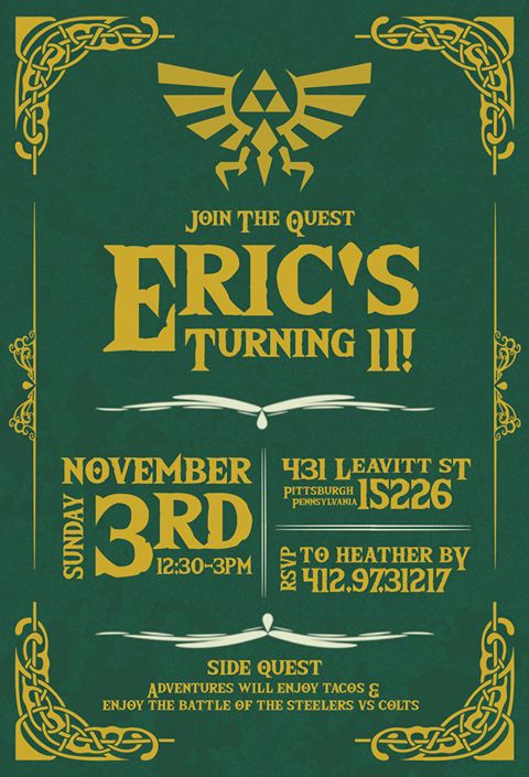 a poster for an event with the words eric's turning ii and 3 rd