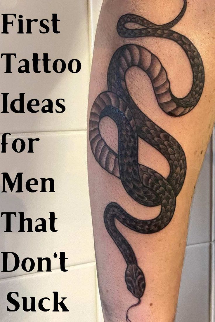 First Tattoo Ideas for Men That Don't Suck - Tattoo Glee Mens Small Leg Tattoo Ideas, Simple First Tattoos For Guys, Cool First Tattoos Guys, Small Tattoo Ideas For Men Arm, Cool Small Tattoos For Men On Arm, Mens First Tattoo, First Tattoo Ideas Men, First Tattoos For Guys, Small Tattoos For Men Forearm