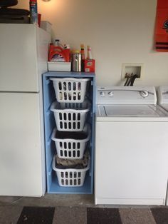 the laundry room is clean and ready for us to use