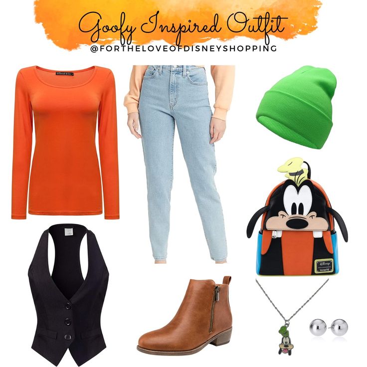 Goofy Inspired Outfit, Goofy Disneybound, Disney Shopping, Goofy Disney, Disney Themed Outfits, Park Day, Classic Disney Characters, Disney Bounding, Character Inspired Outfits