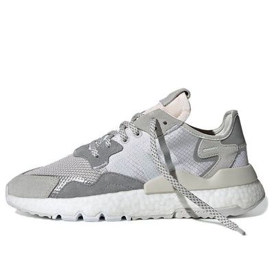 (WMNS) adidas Nite Jogger 'Grey' DA8692 (SNKR/Women's) Adidas Nite Jogger, Reflective Shoes, Nite Jogger, Joggers Shoes, Adidas Joggers, Marathon Running Shoes, Marathon Running, Shoes Adidas, Joggers Womens