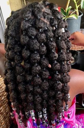 Black Kids Braids Hairstyles, Hair Puff, Big Box Braids Hairstyles, Bubble Braids, Box Braids Hairstyles For Black Women, Dyed Hair Inspiration, Natural Curls Hairstyles, Girls Hairstyles Braids, Hair Solutions