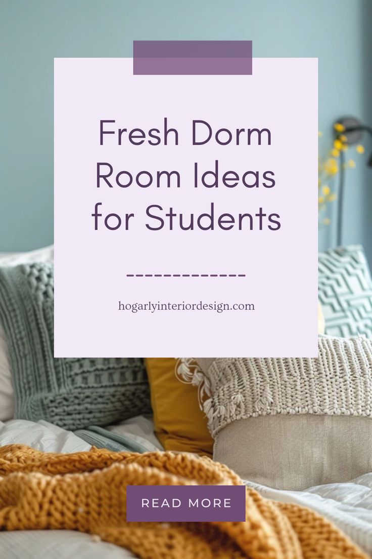 Discover fresh dorm room ideas perfect for students wanting to create cozy college living. This pin features simple and affordable ways to enhance university life. Room Ideas For Students, Dining Room Colour Schemes, Vibe Rooms, Fun Diy Projects, Unique Themes, College Living, Bedroom Colour Palette, Dorm Room Ideas, Uni Room