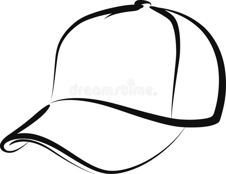 a black and white baseball cap on a white background royalty image stock images, clippings