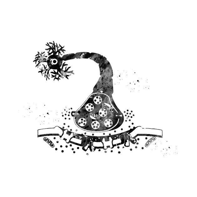 a black and white drawing of a witches hat with skulls on it's head