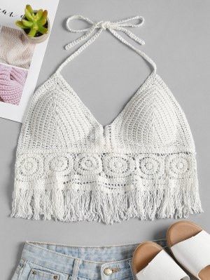 They are beautiful, lovable and affordable. You deserve it! Bali Clothes, Tops A Crochet, Boat Parade, Ethno Style, Crop Top Pattern, Backless Swimsuit, Stil Boho, Crochet Bralette, Womens Halter Tops