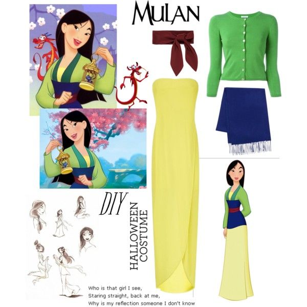 an image of the character mulan from disney's princess poohie costume