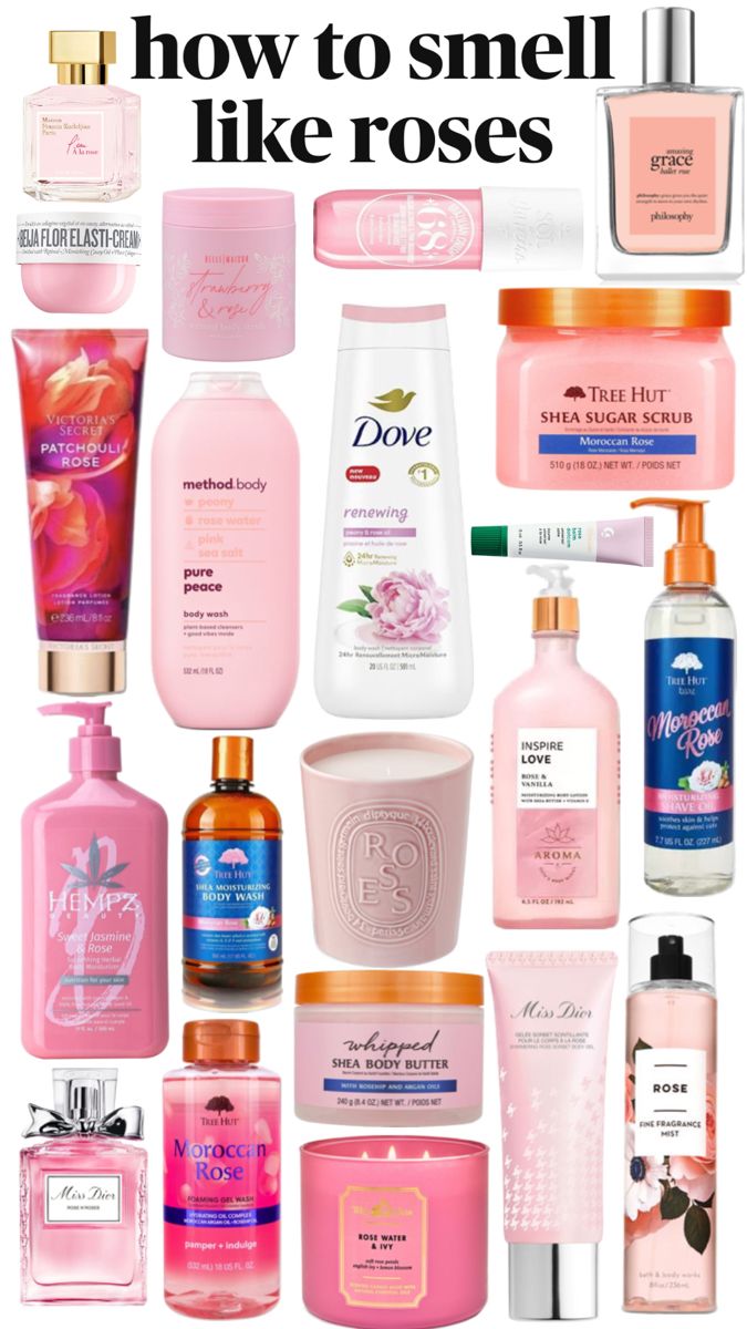 how to smell like rose 🌹 Hair And Skin Vitamins, Fragrances Perfume Woman, Shower Skin Care, Pretty Skin Care, Hair Essentials, Perfume Scents, Bath And Body Care, Skin Care Routine Steps, Health Skin Care