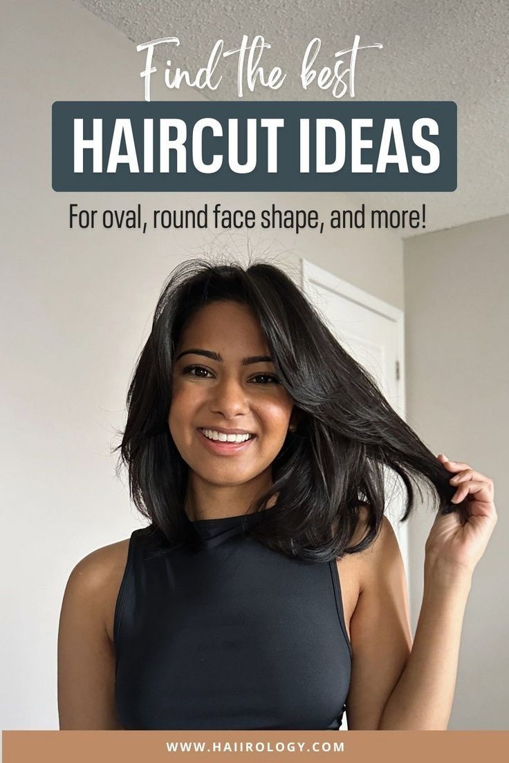 Find the best haircut ideas for your face shape with my FREE haircut guide! This comprehensive ebook helps you discover the perfect haircut for oval, round, square, diamond, or heart face shapes. Get inspired by classic and trending haircut styles tailored to enhance your features. Plus, learn expert tips for communicating your desired haircut to your hairstylist. Ready for a fresh, flattering haircut? Download my free ebook now and transform your look! Short Hair For Oval Face Shape, Haircut For Oval Shaped Face, Haircuts For Oval Shaped Face, Oval Face Short Hair, Haircut Guide, The Best Haircut, The Perfect Haircut, Hair Color Guide, Haircut For Face Shape