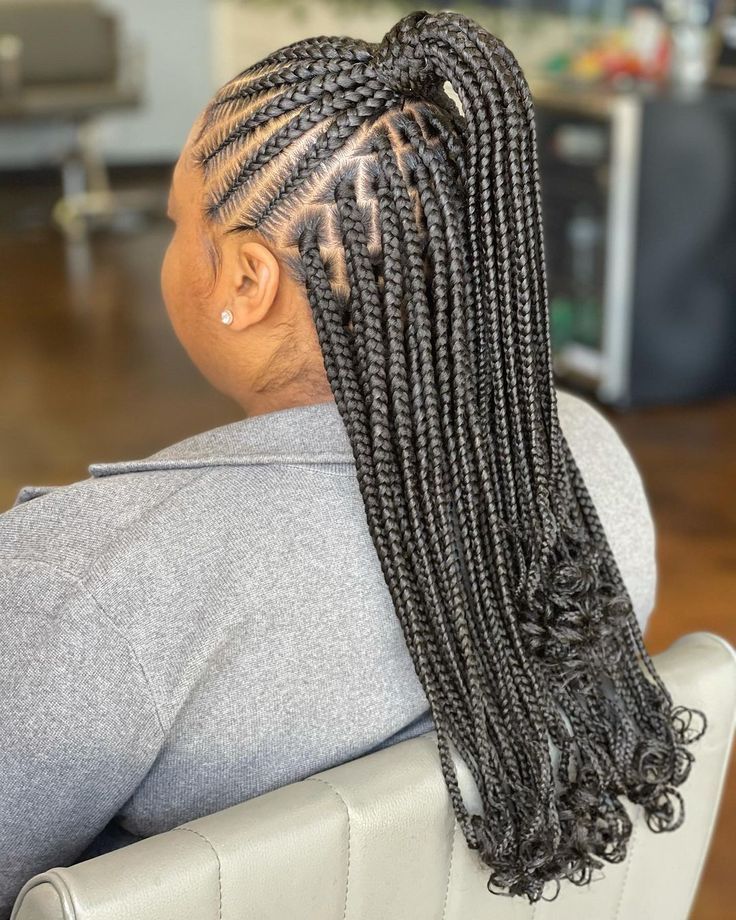 Feel Beautiful in These Stunning Stitch Braids Cornrows Stitch Braids Cornrows, Top Ponytail, Braids Cornrows, Short Box Braids Hairstyles, Feed In Braids Hairstyles, African Hair Braiding Styles, Box Braids Hairstyles For Black Women, Braided Cornrow Hairstyles, Braids Hairstyles Pictures