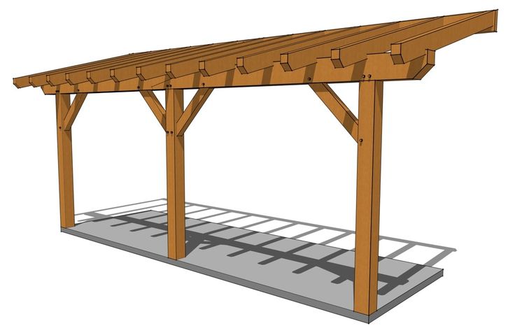 an image of a wooden structure that is being built