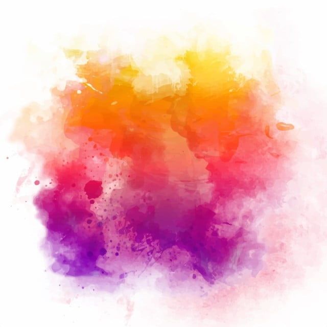 an abstract watercolor background with lots of colors in the middle and one color on the bottom