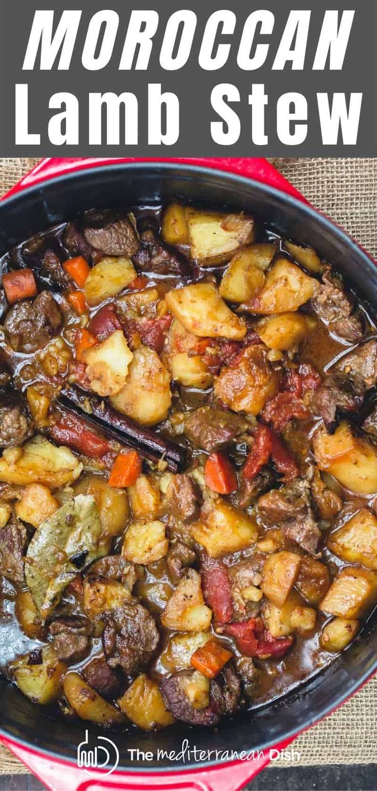 this moroccan lamb stew is an easy and delicious meal that's ready in under 30 minutes