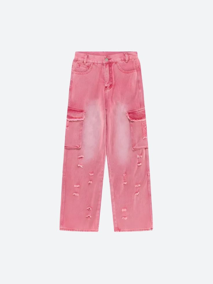 Este par de jeans cargo redefine el estilo urbano con un toque femenino y suave, con un acabado desgastado y una paleta de colores pastel. Su silueta relajada garantiza comodidad sin comprometer el estilo, mientras que los bolsillos de gran tamaño agregan un toque práctico. Una opción ideal para crear un estilo relajado y que marque tendencia.




 Estética de chica suave

 Material de mezclilla

 Estilo holgado

 Bolsillos dobles en los laterales

 Bolsillos y piernas desgastados

 Cintura normal

 Detalles de la trabilla del cinturón

 Cierre con botones y cremallera

 Algodón, poliéster