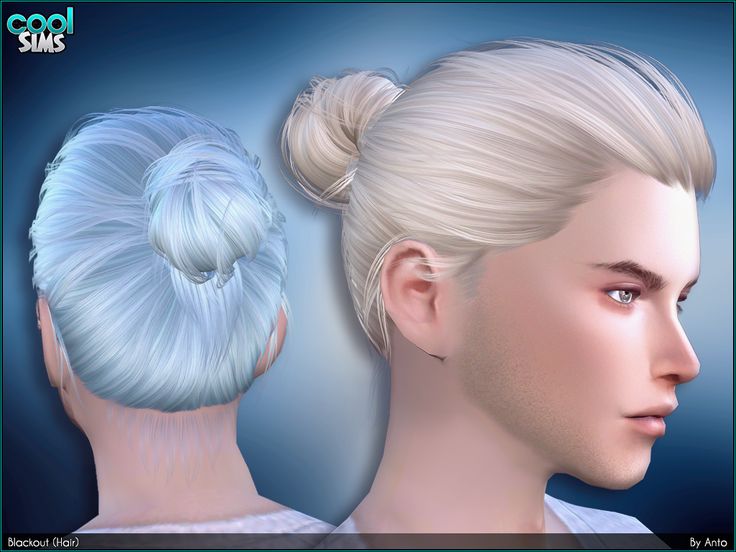 Anto           - Blackout hair out now! Messy bun for your male... Harry Styles Hair, Male Sims, Sims 4 Hair Male, Cc Hair, Pelo Sims, Download Hair, Sims 4 Cc Makeup, Male Hair, Sims 4 Cc Skin