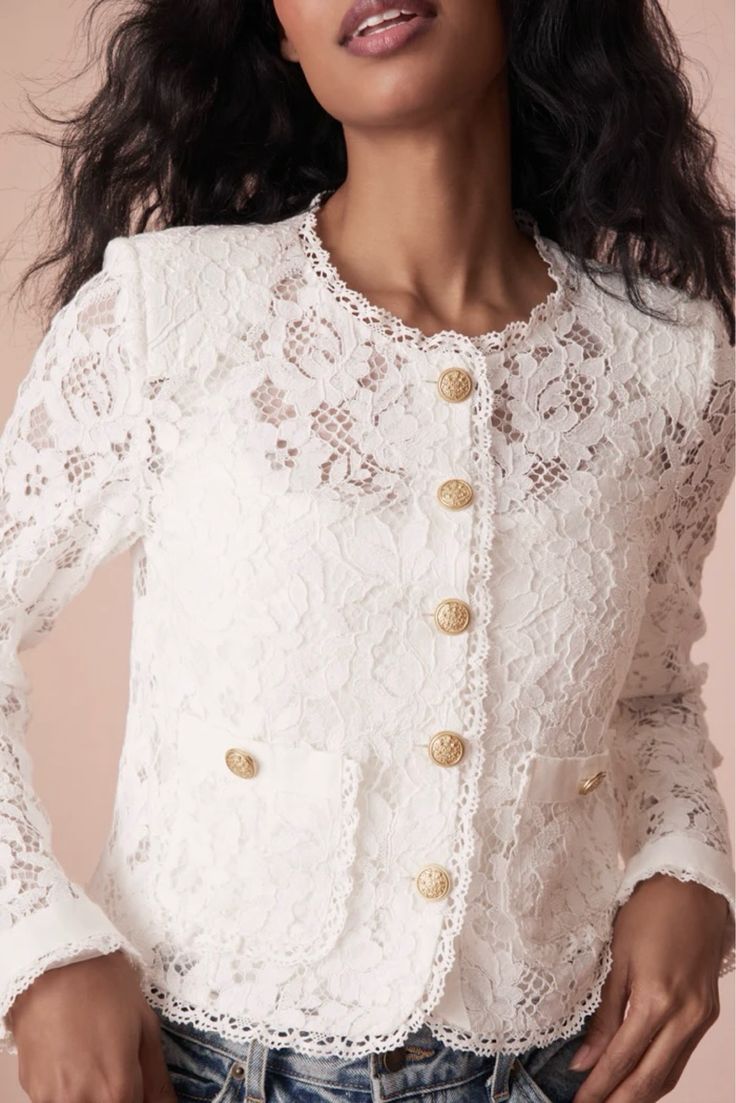 Surface Pattern Design Inspiration, Mini Frock, Lace Suit, Pattern Design Inspiration, Lace Blazer, Contemporary Dresses, Victorian Lace, Lace Jacket, Designer Tops