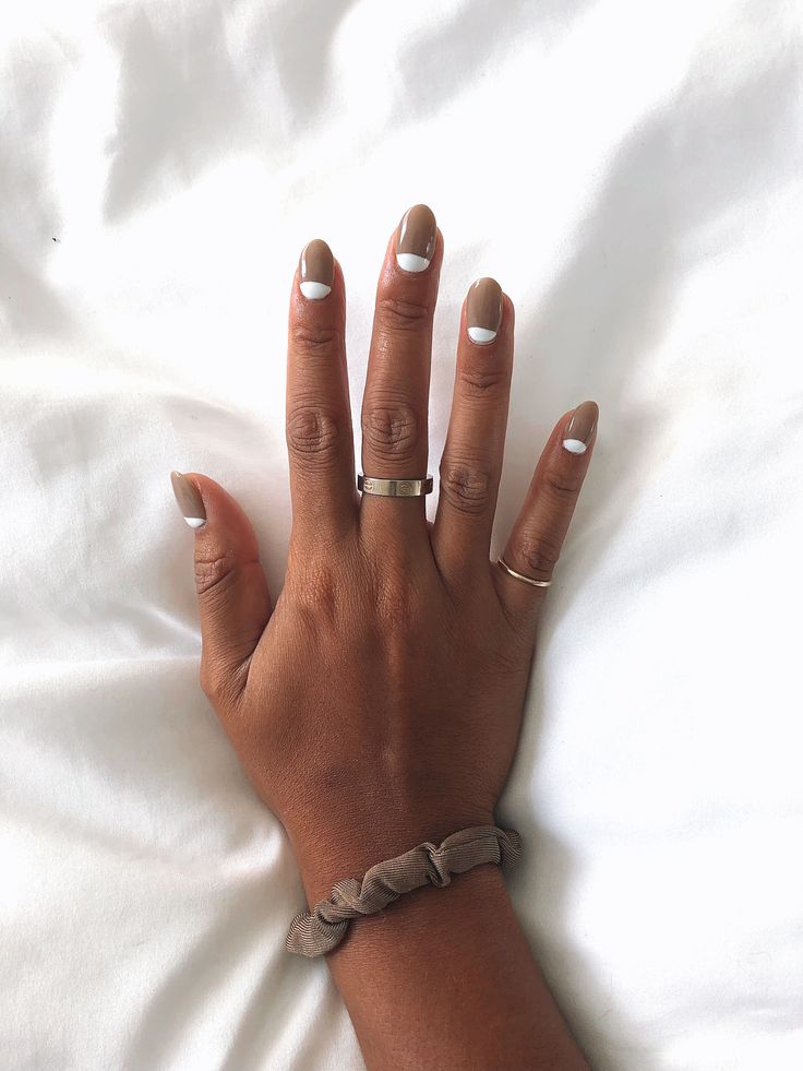 Half moon White Half Moon Nails, Minimalist Baddie, Half Moon Cuticle Nails, Nails Half Moon, Negative Space Half Moon Nails, Half Moon Mani, Half Moon Nails, Moon Nails, Half Circle