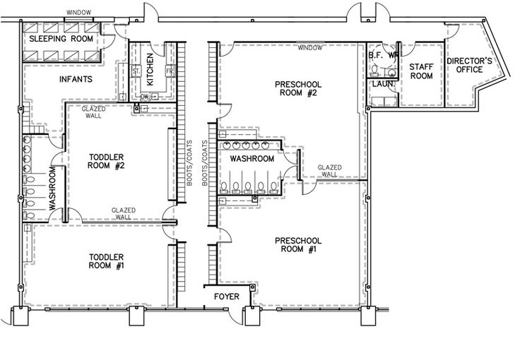 the floor plan for a two story house