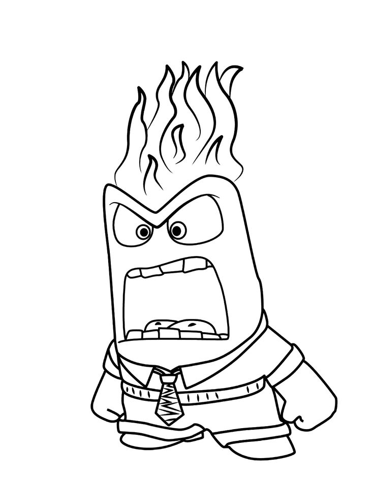 an angry minion coloring page