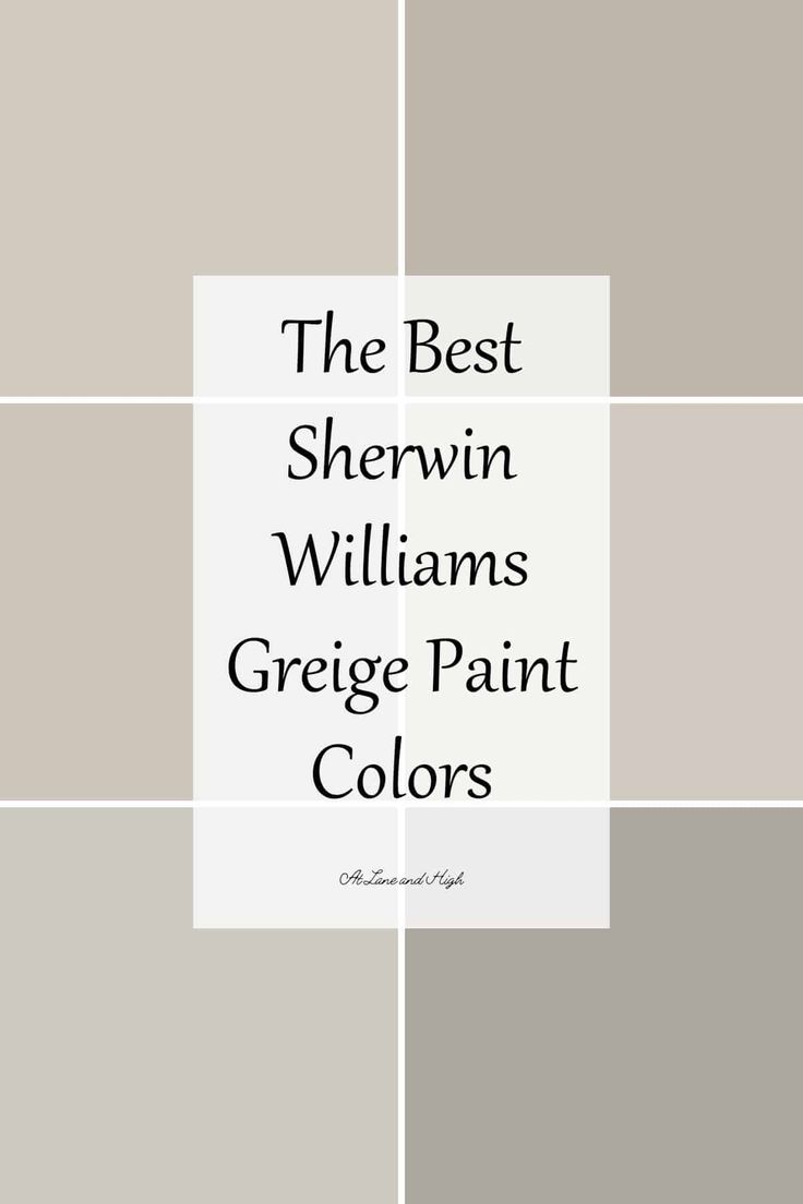 the best sherwinn williams greige paint colors