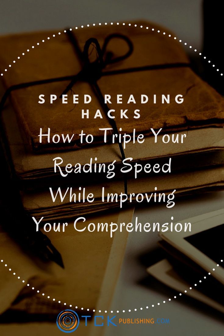 a stack of books with the words speed reading hacks how to triple your reading speed while