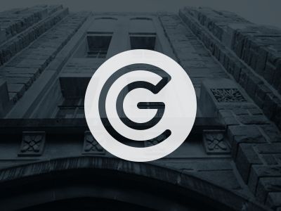 an image of a building with the letter g in it's center and on top