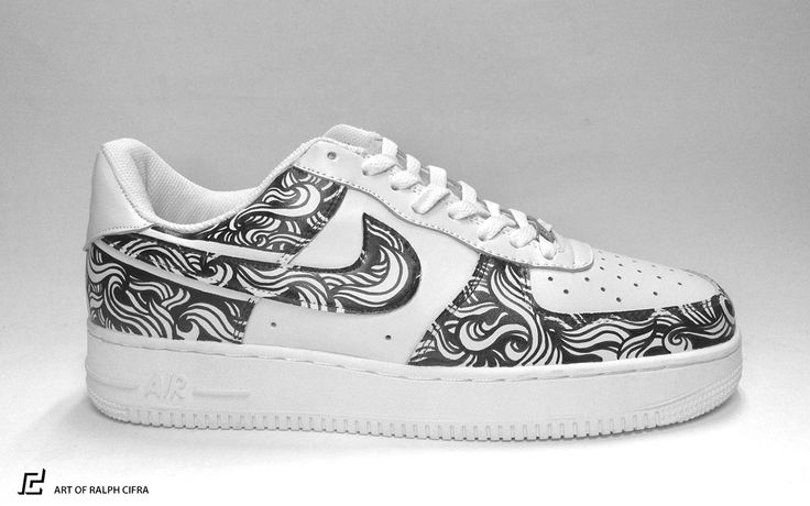 NIKE AIR FORCE 1 CUSTOM DESIGN Custom Sneakers Diy, Nike Air Force 1 Custom, Custom Painted Shoes, Custom Shoes Diy, Nike Shoes Air Force, Nike Shoes Girls, Custom Nike Shoes, Air Force 1 Custom, Nike Shoes Jordans